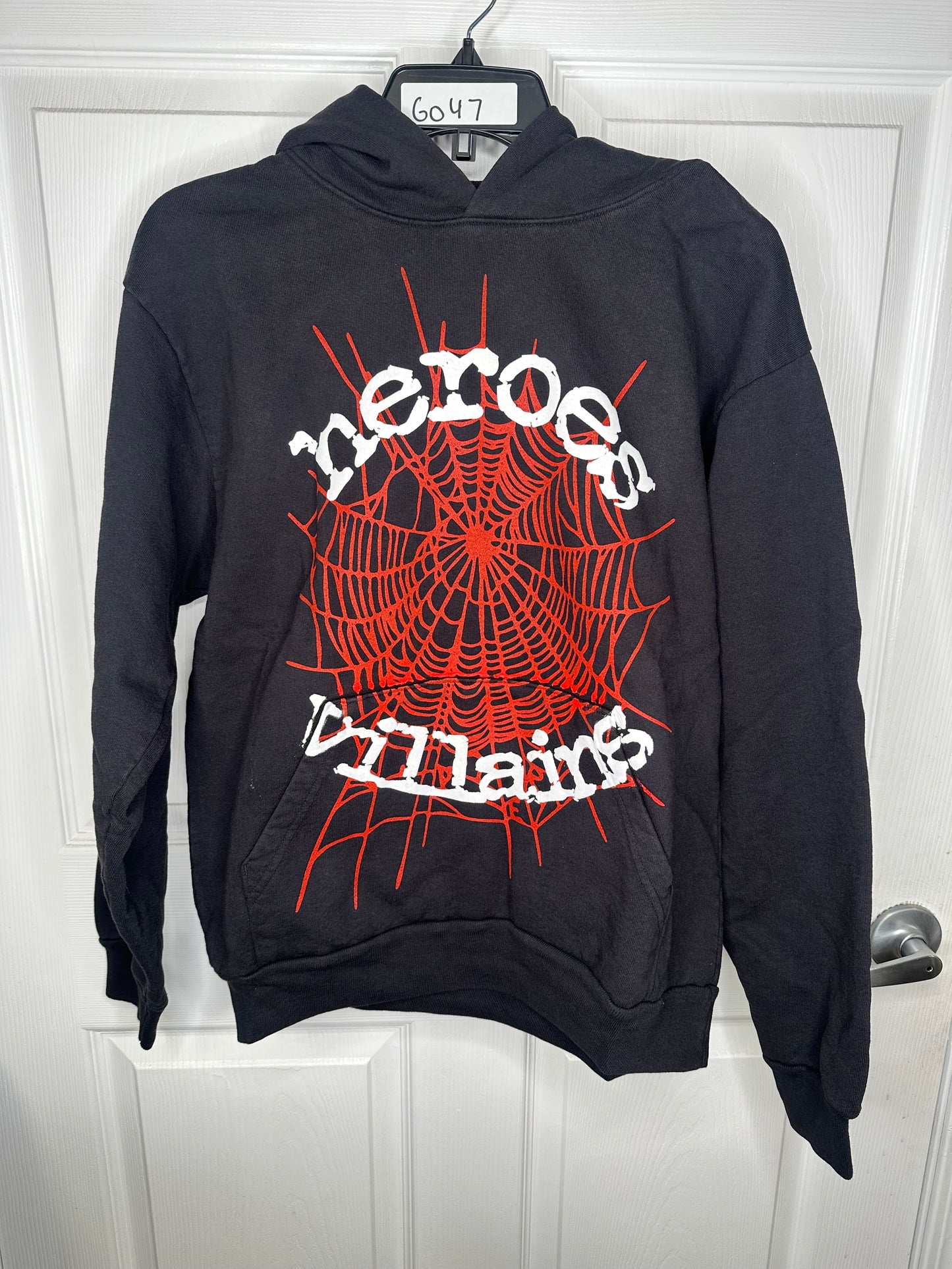 SP5DER X METRO BOOMIN HOODIE BLACK / RED