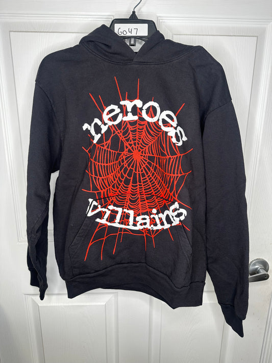 SP5DER X METRO BOOMIN HOODIE BLACK / RED