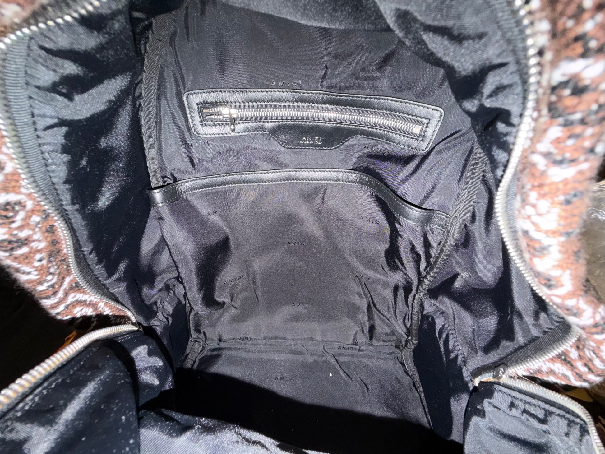 AMIRI Bandana Backpack BROWN