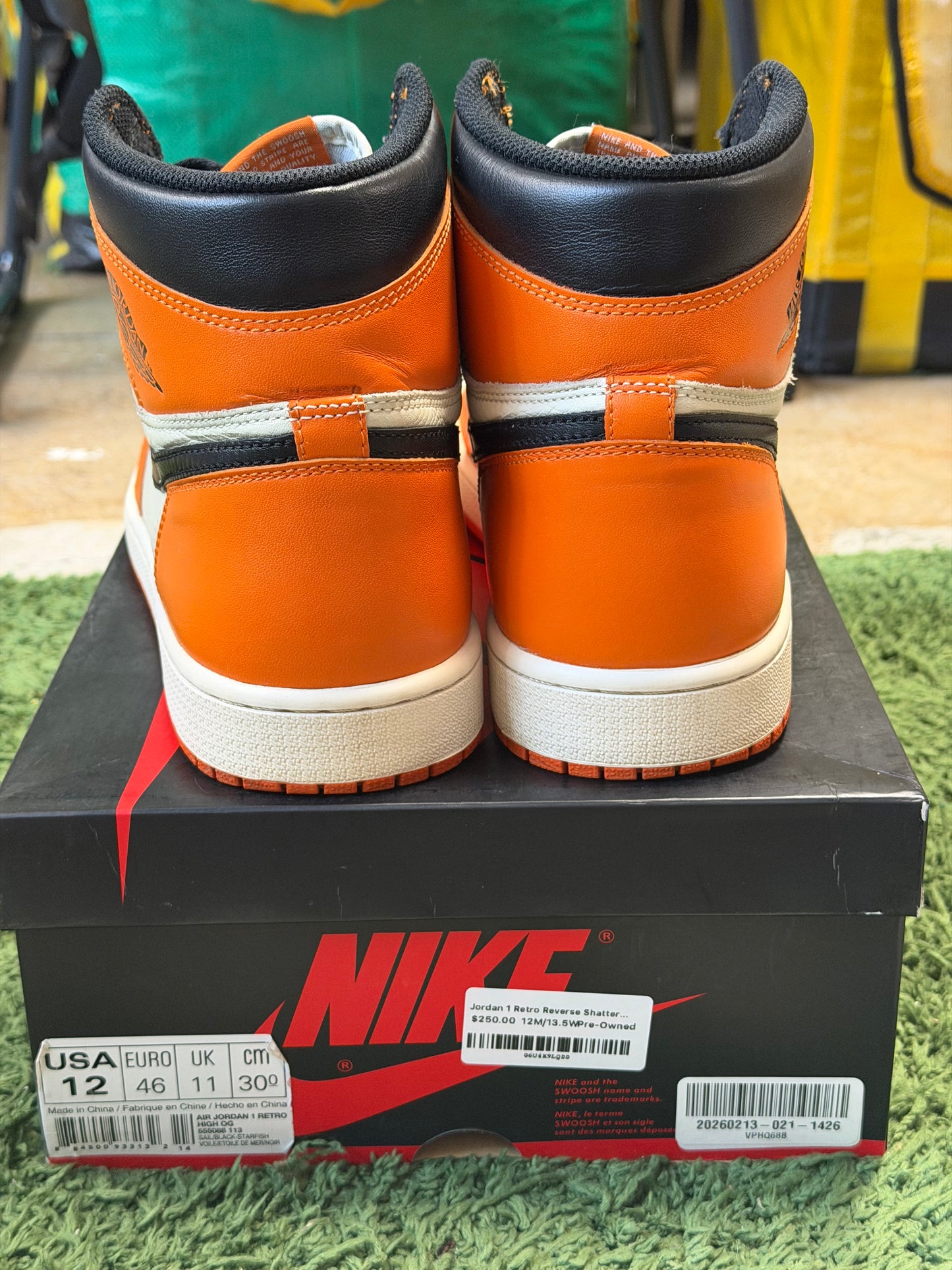 Jordan 1 Retro Reverse Shattered Backboard