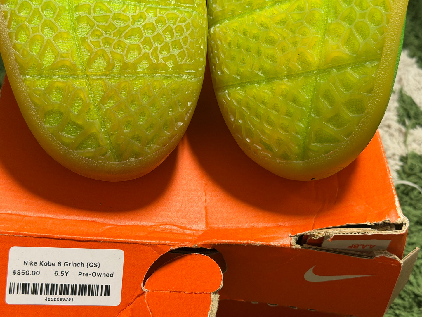 Nike Kobe 6 Grinch (GS)