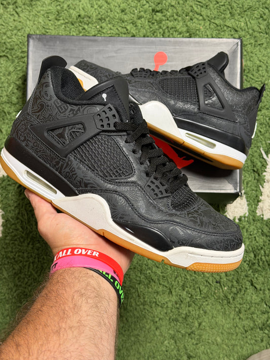 Jordan 4 Retro Laser Black Gum