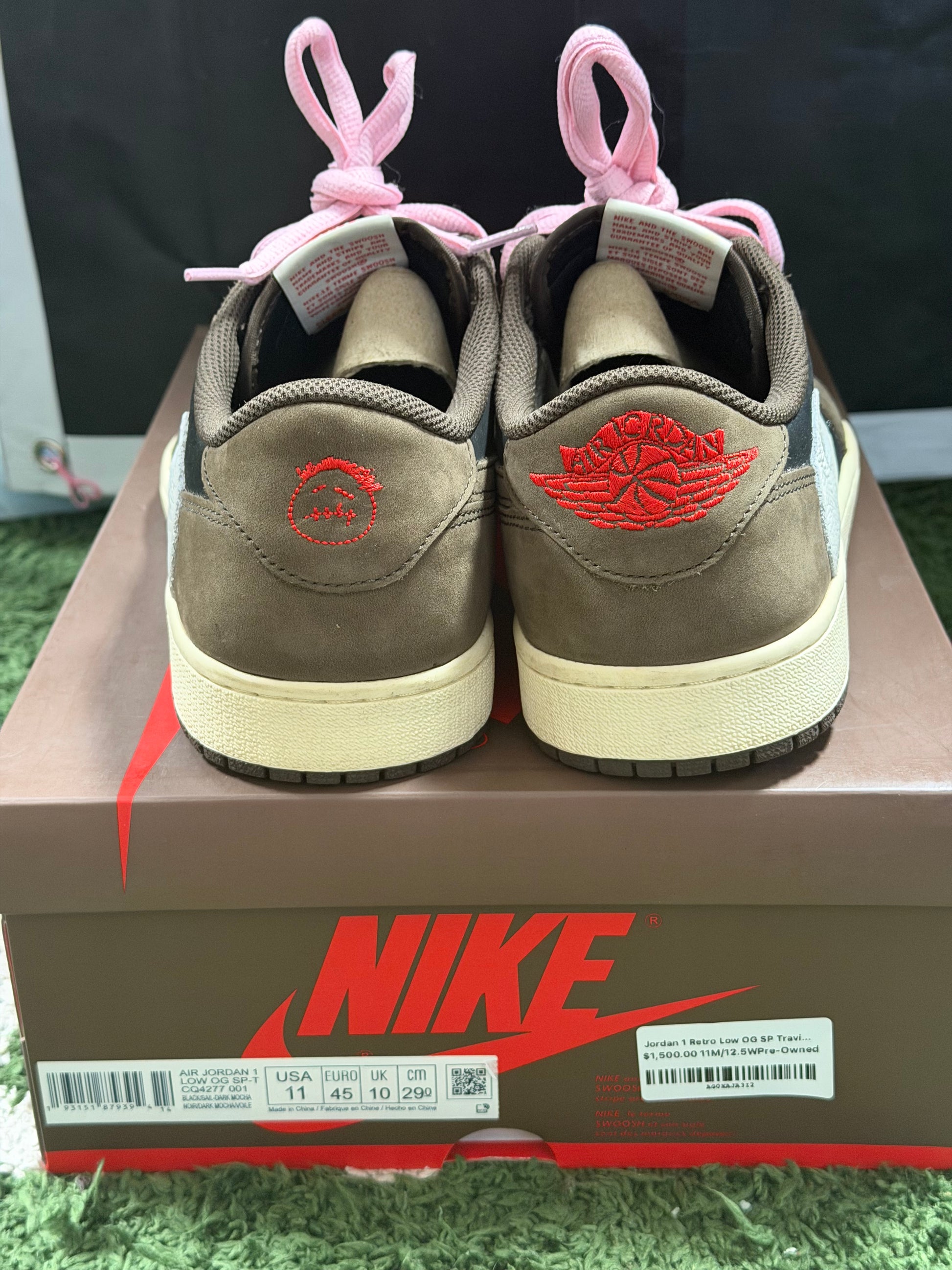 Jordan 1 Retro Low OG SP Travis Scott Mocha