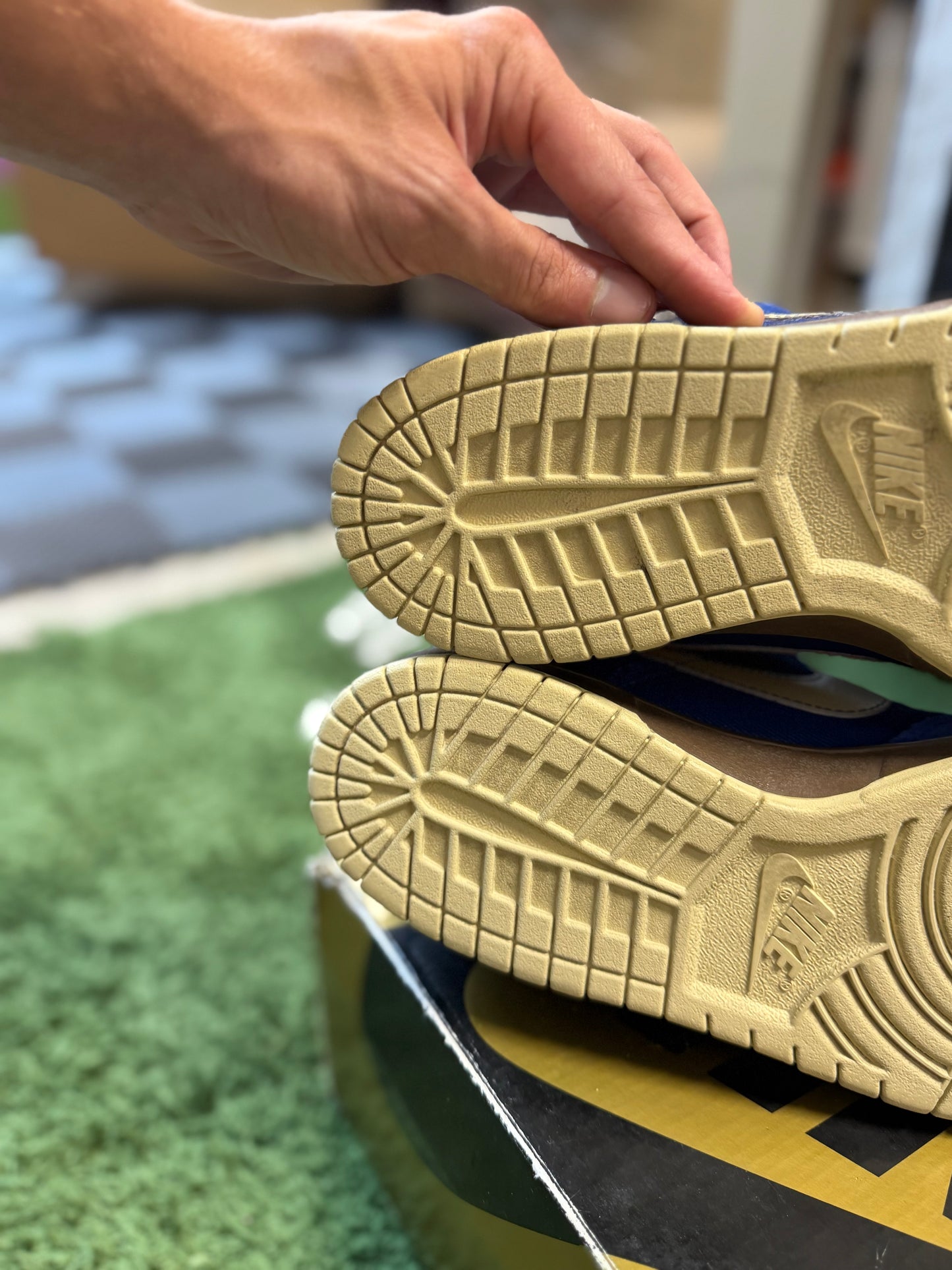 Nike SB Dunk Low Gold Rail