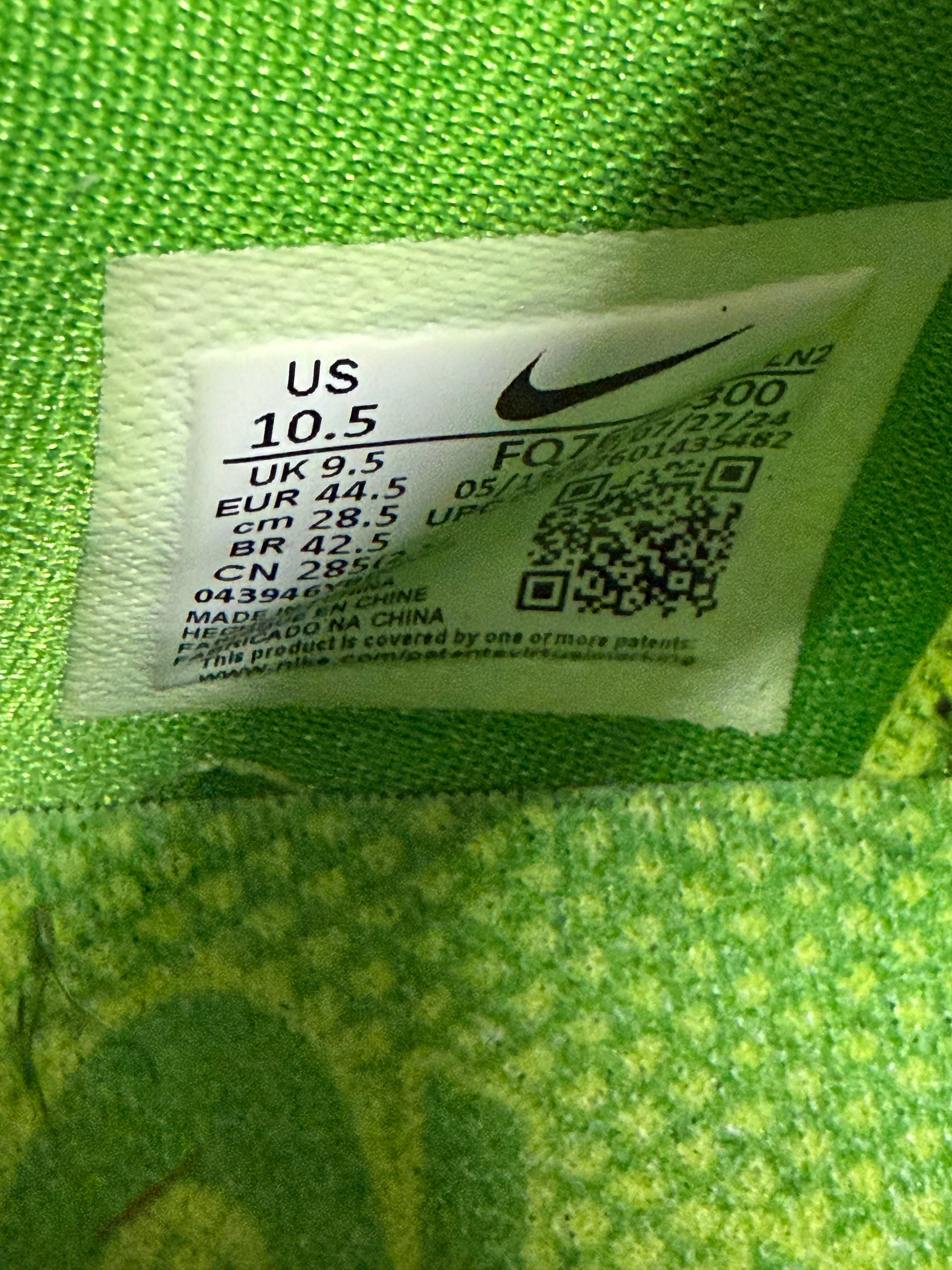 Nike Vapor Edge Kobe 6 SE Grinch