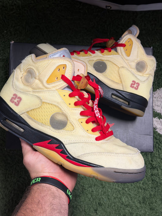 Jordan 5 Retro Off-White Sail