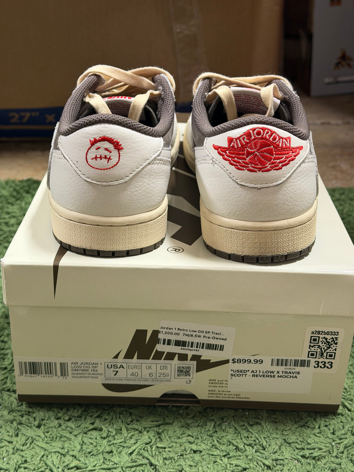 Jordan 1 Retro Low OG SP Travis Scott Reverse Mocha