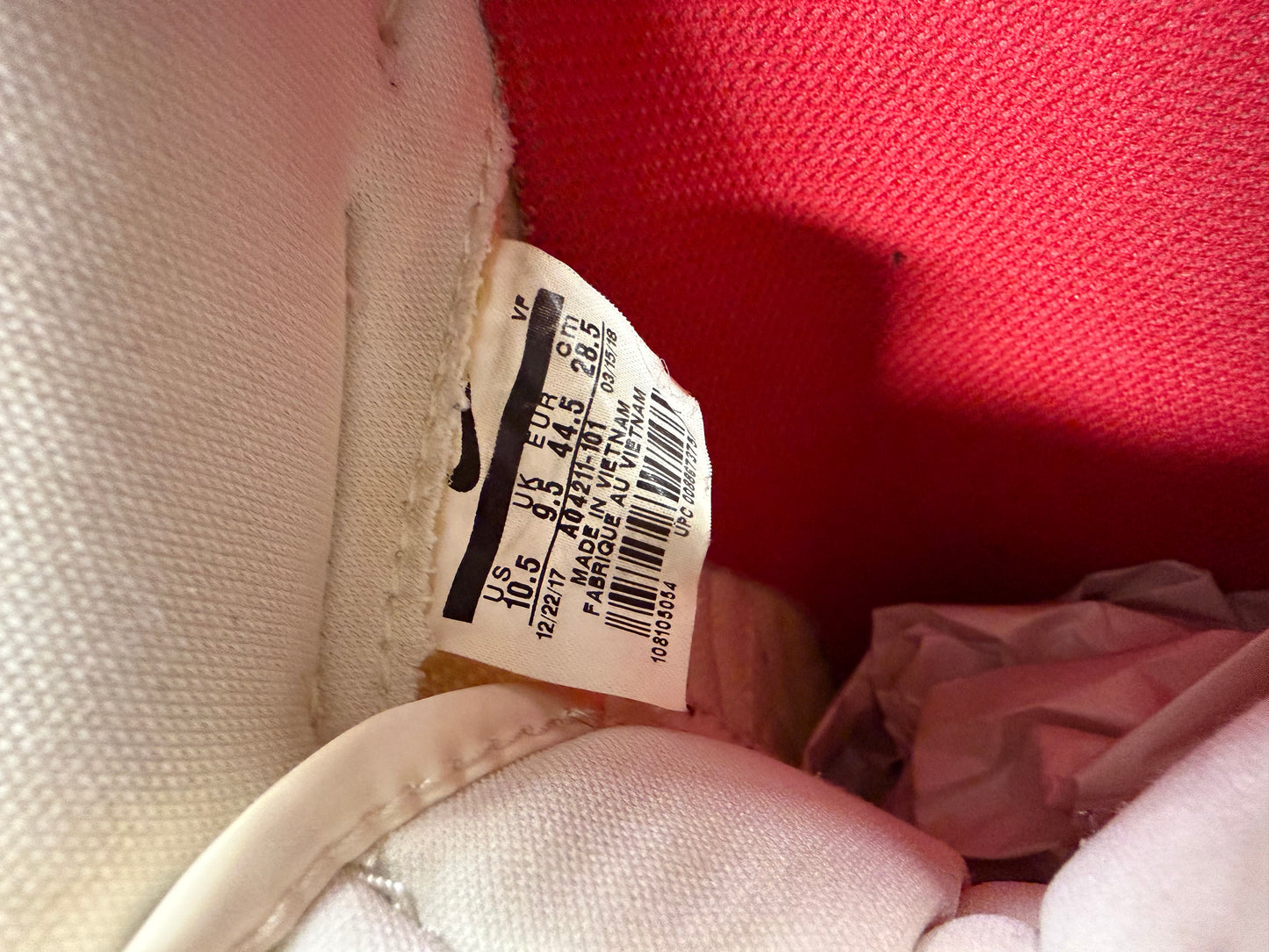 NIKE AIRFORCE 1 LOW TRAVIS SCOTT SAIL