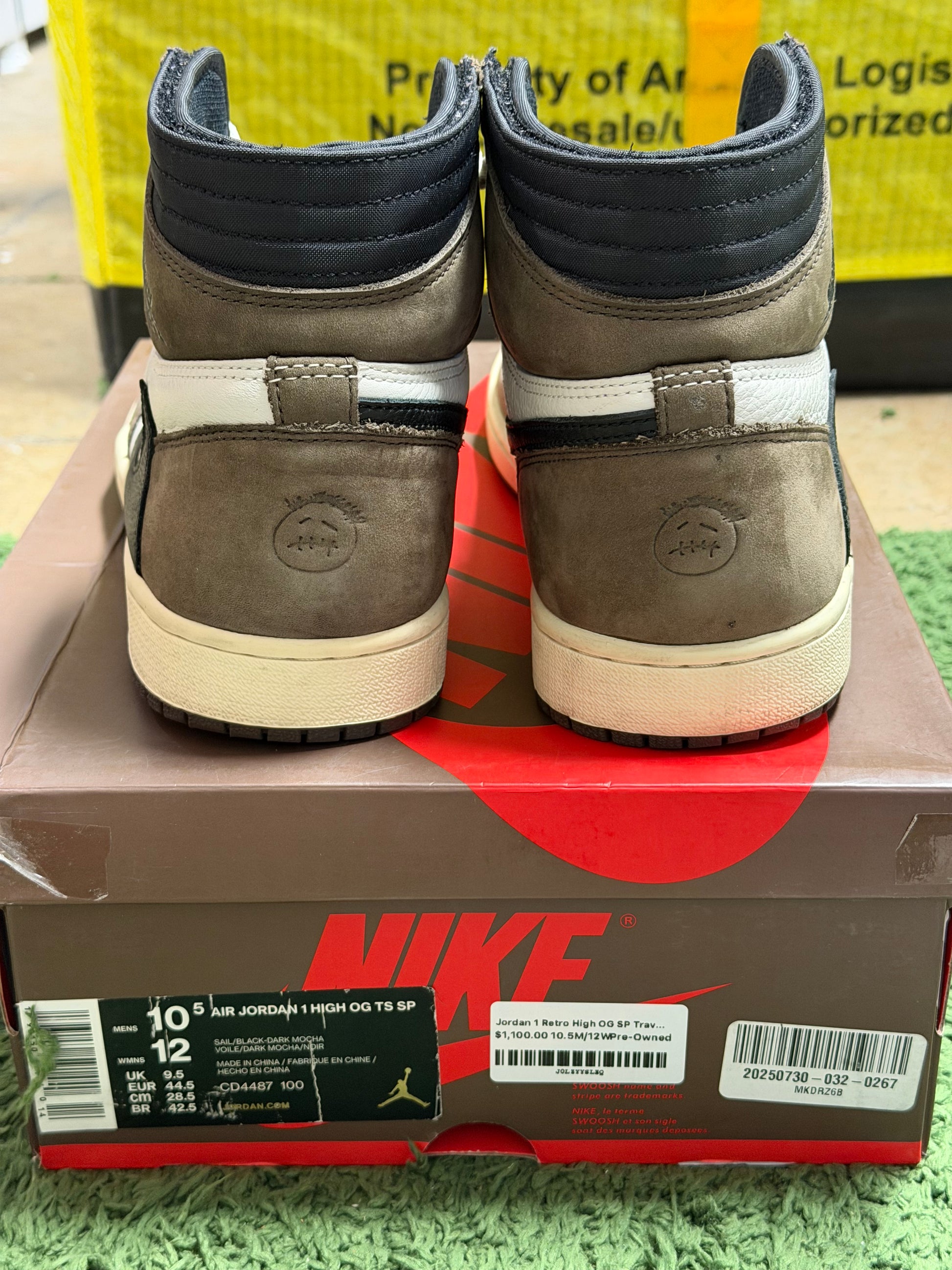 Jordan 1 Retro High OG SP Travis Scott Mocha