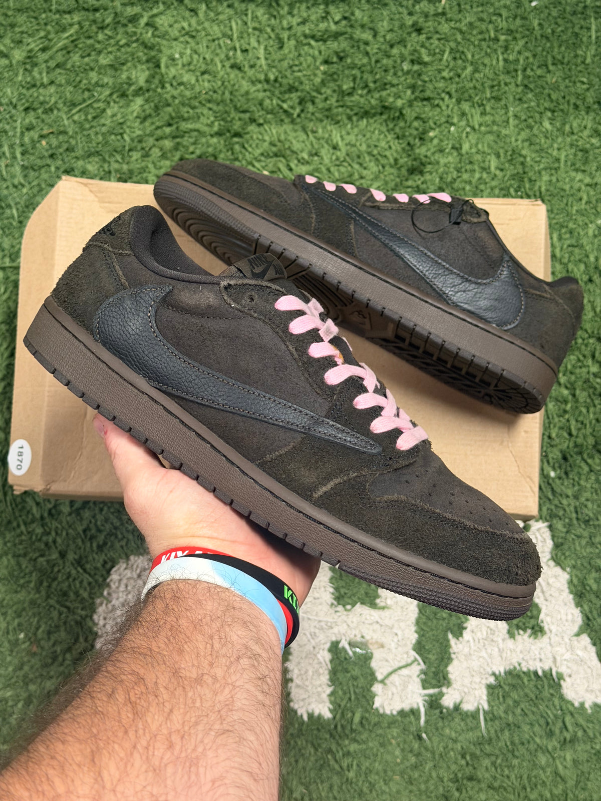 Jordan 1 Retro Low OG SP Travis Scott Velvet Brown