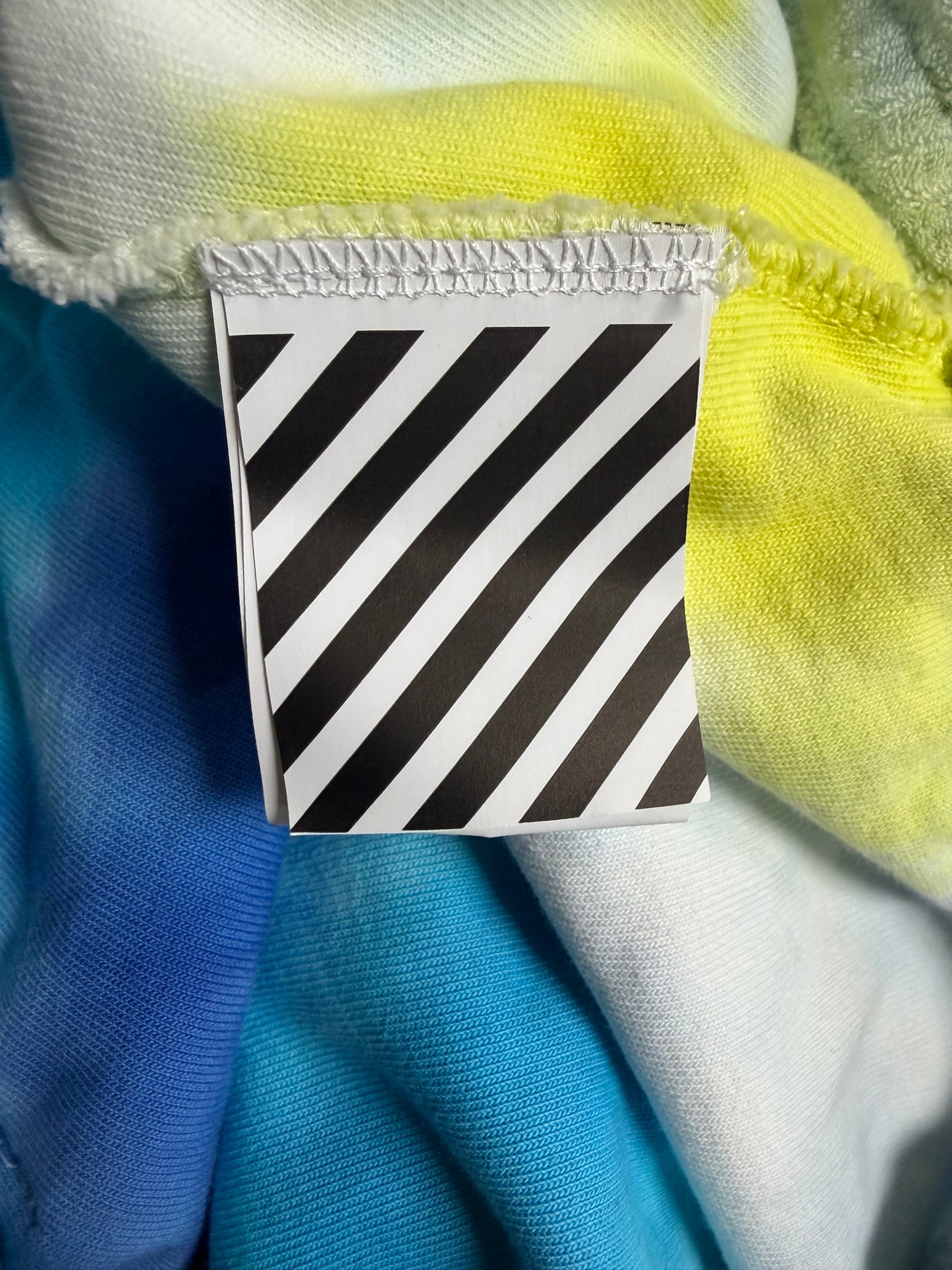 OFFWHITE TYE DYE HOODIE (WOMENS MEDIUM)