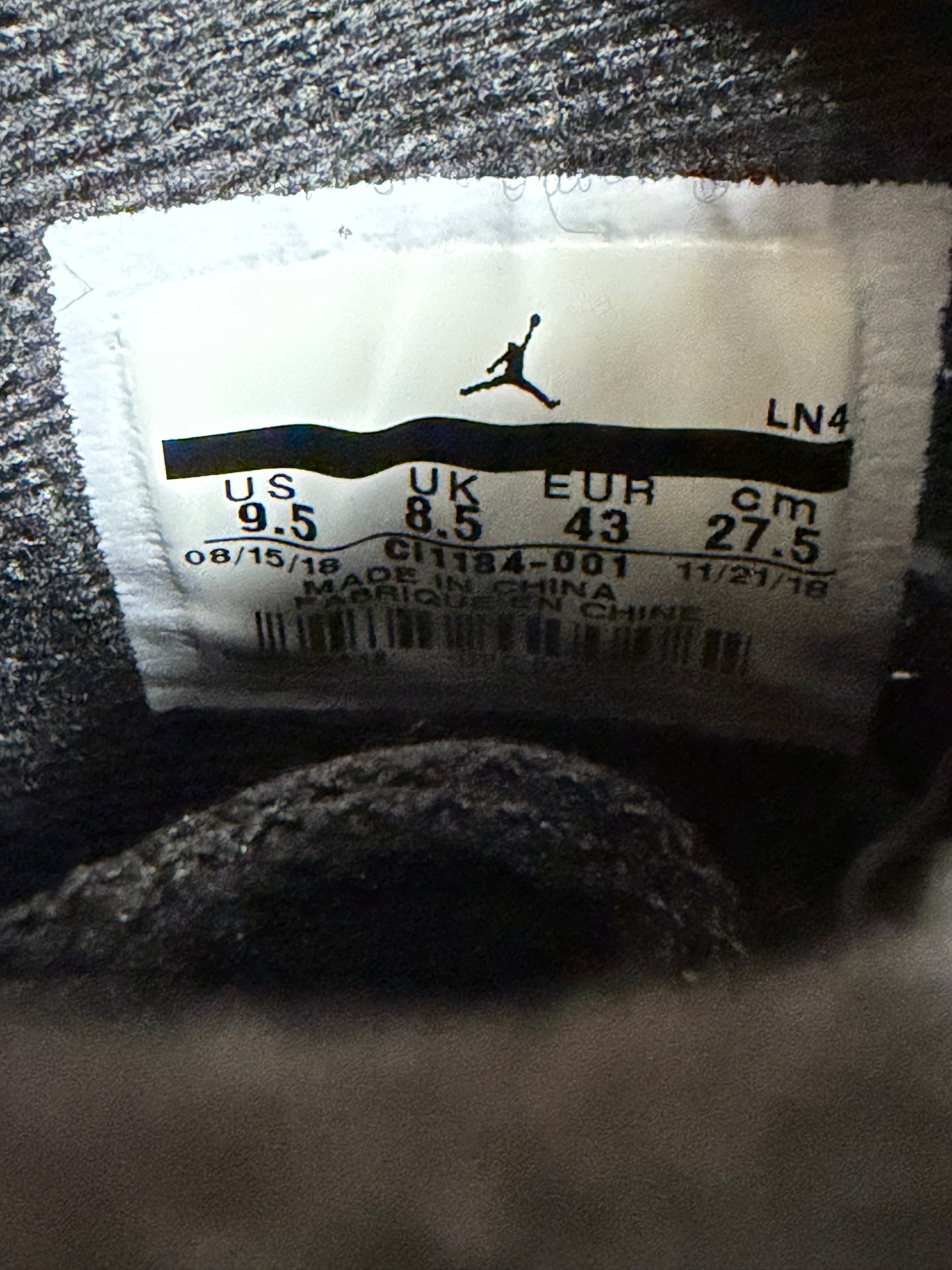 Jordan 4 Retro Laser Black Gum