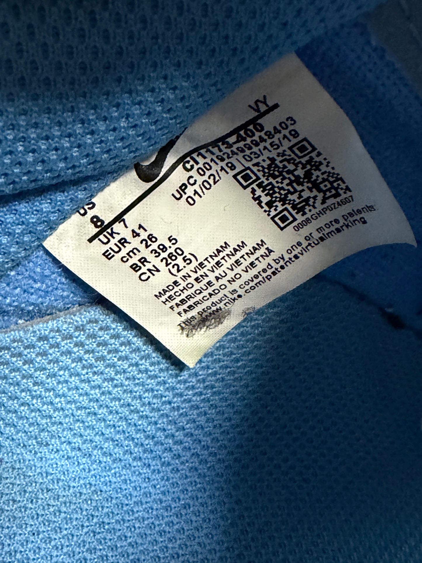 Nike Air Force 1 Low Off-White MCA University Blue