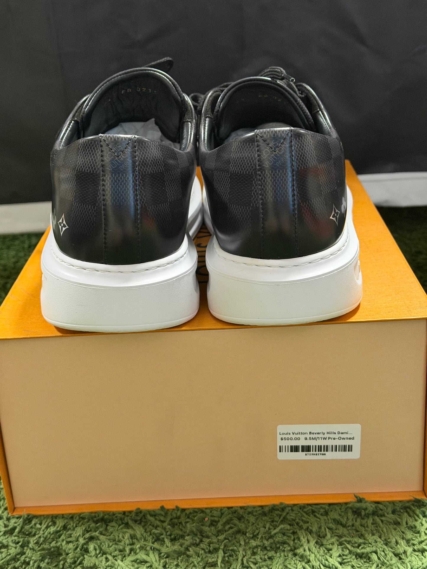 Louis Vuitton Beverly Hills Damier Sneaker Black White