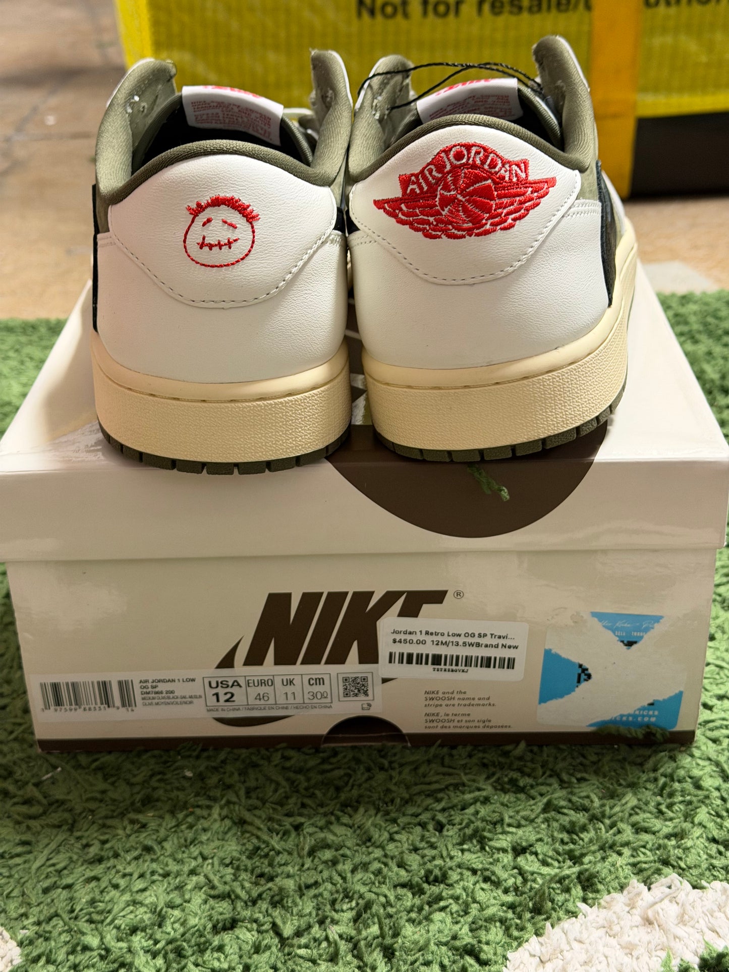 Jordan 1 Retro Low OG SP Travis Scott Medium Olive