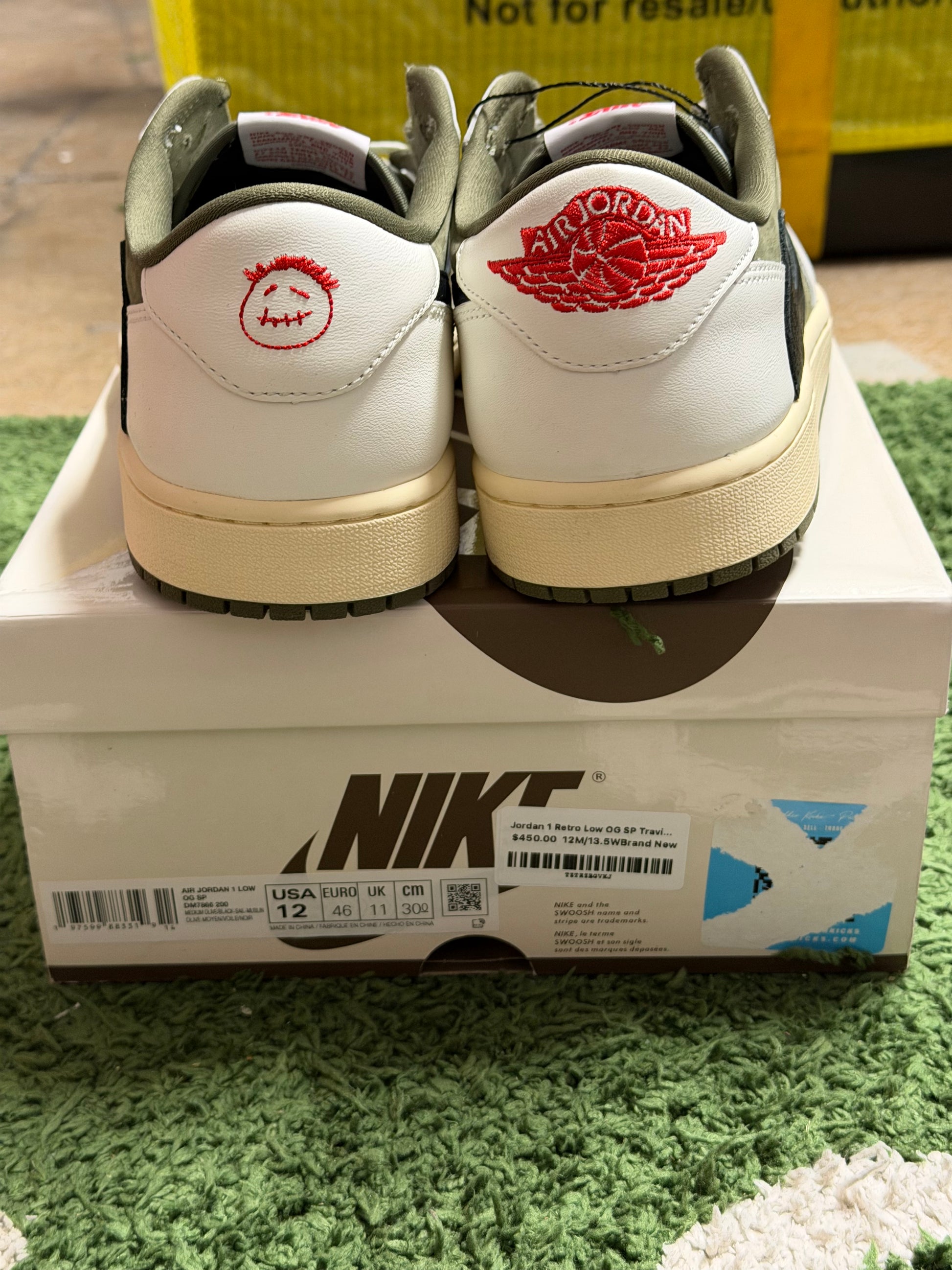 Jordan 1 Retro Low OG SP Travis Scott Medium Olive