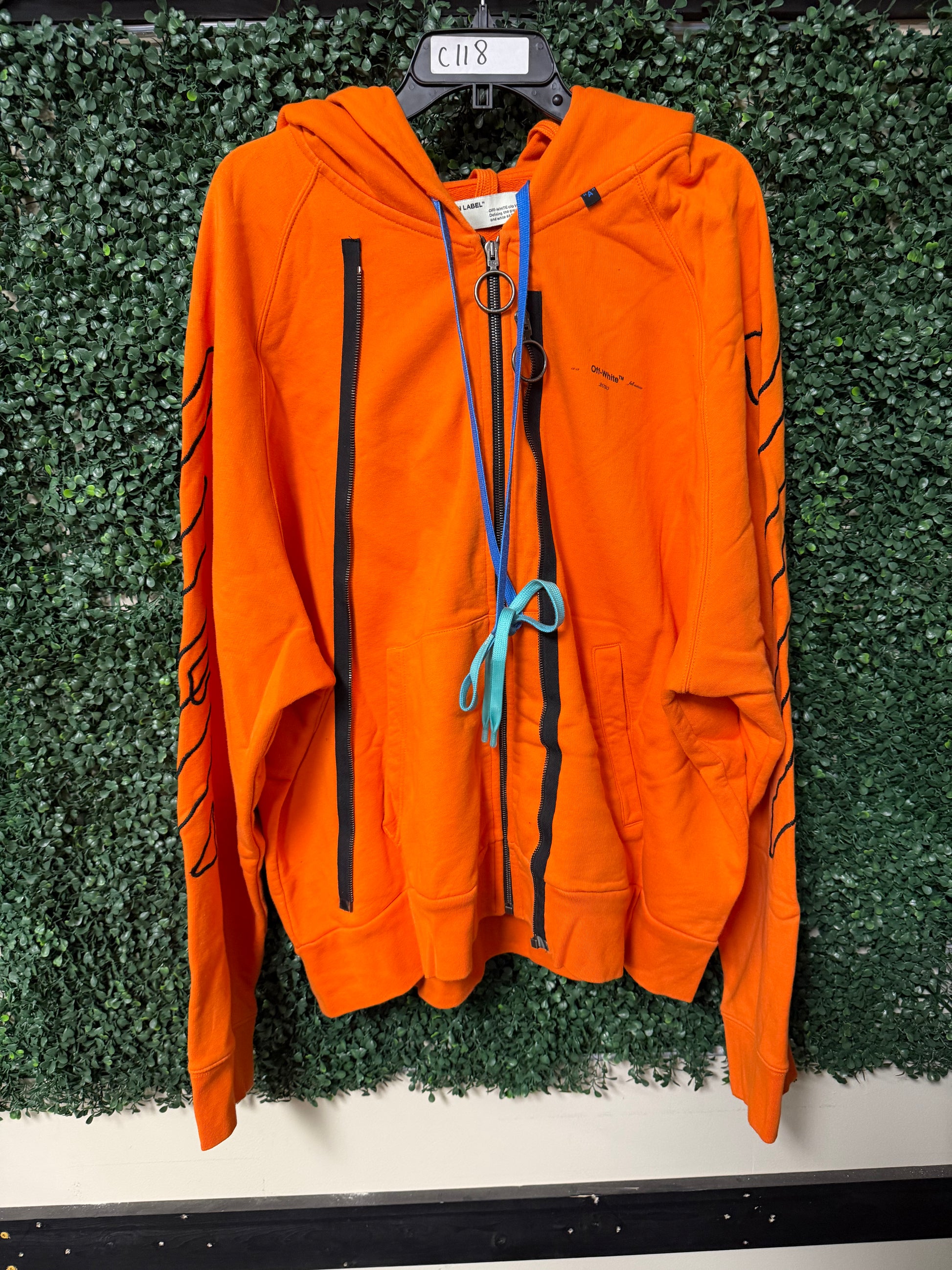 LEFT POINT HOODIE OFF-WHITE (4XL)
