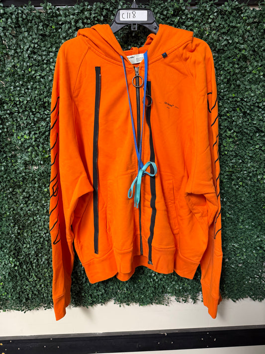 LEFT POINT HOODIE OFF-WHITE (4XL)