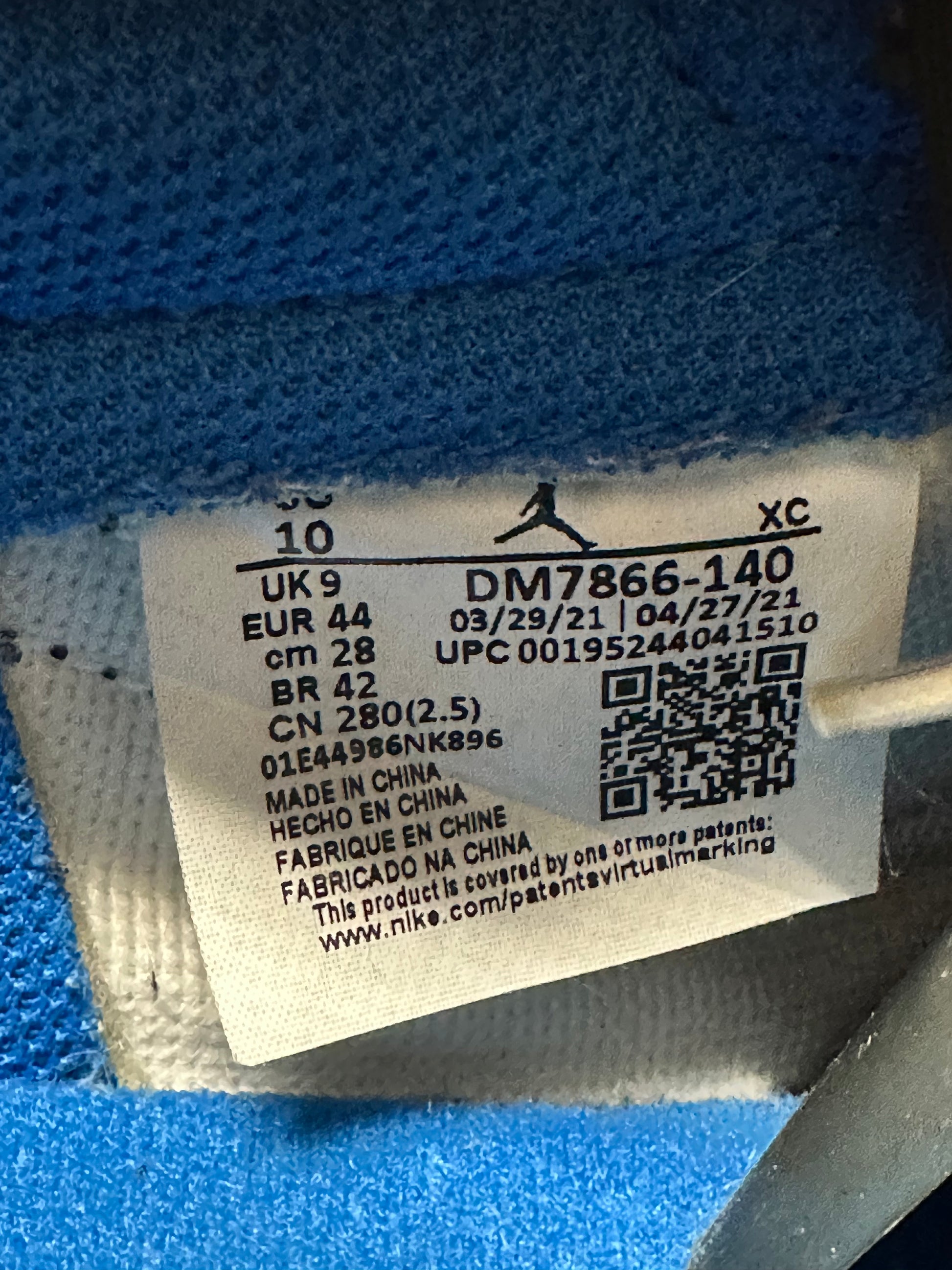 JORDAN 1 LOW TRAVIS SCOTT FRAGMENT