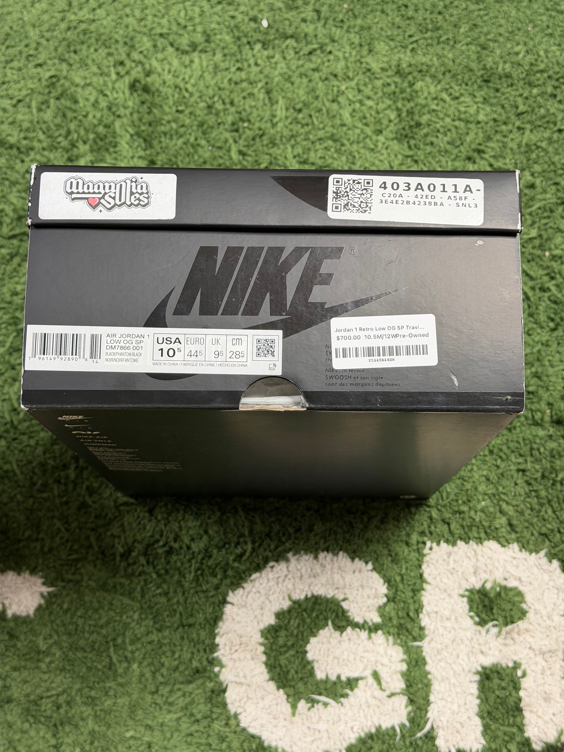 Jordan 1 Retro Low OG SP Travis Scott Black Phantom