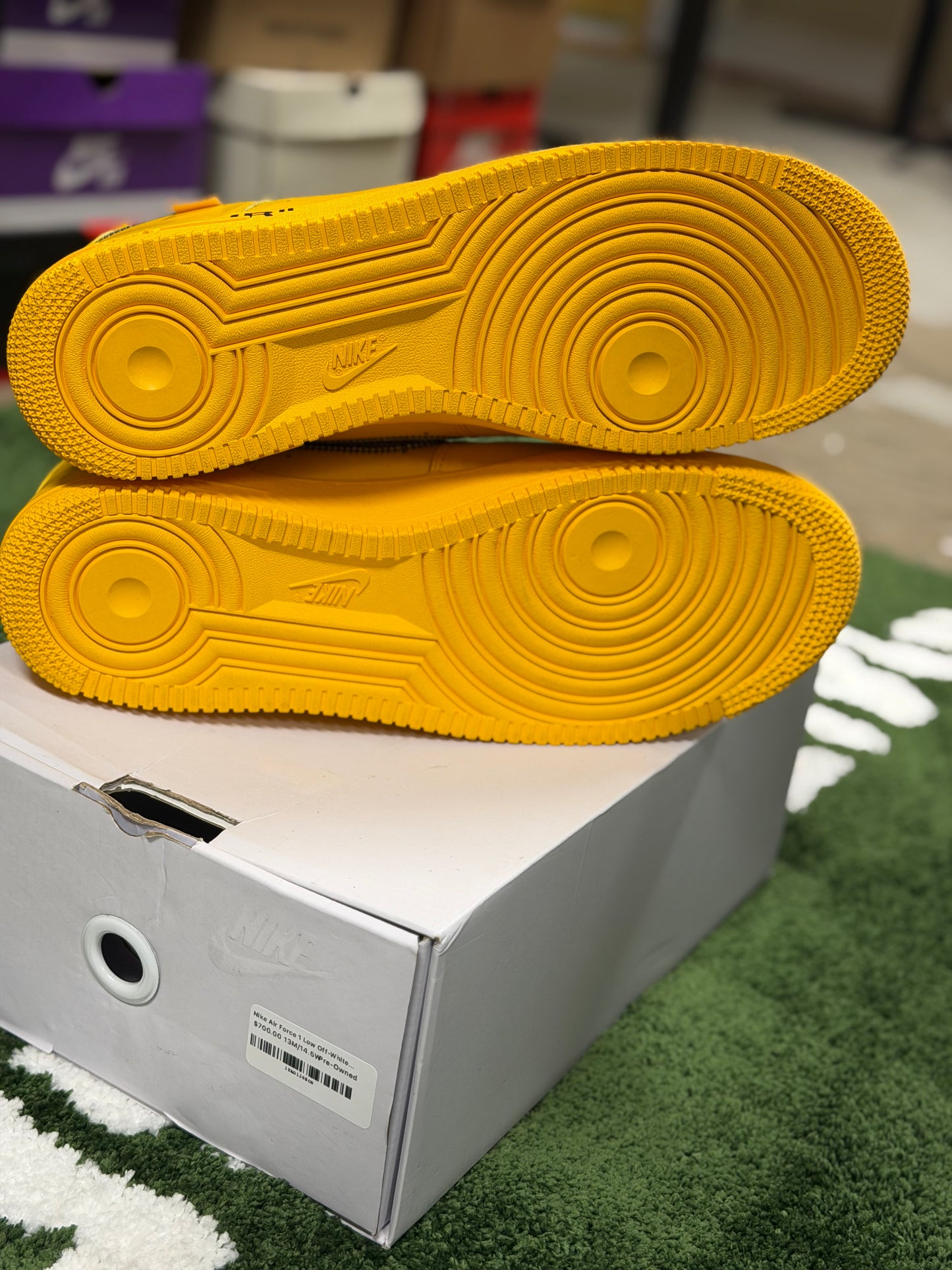 Nike Air Force 1 Low Off-White ICA University Gold