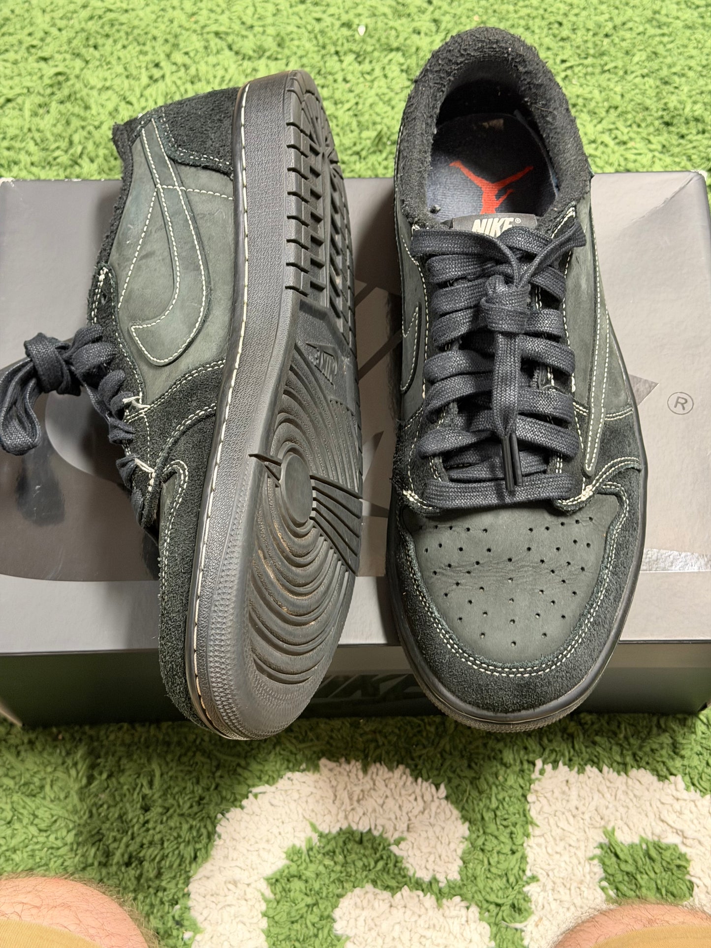 Jordan 1 Retro Low OG SP Travis Scott Black Phantom