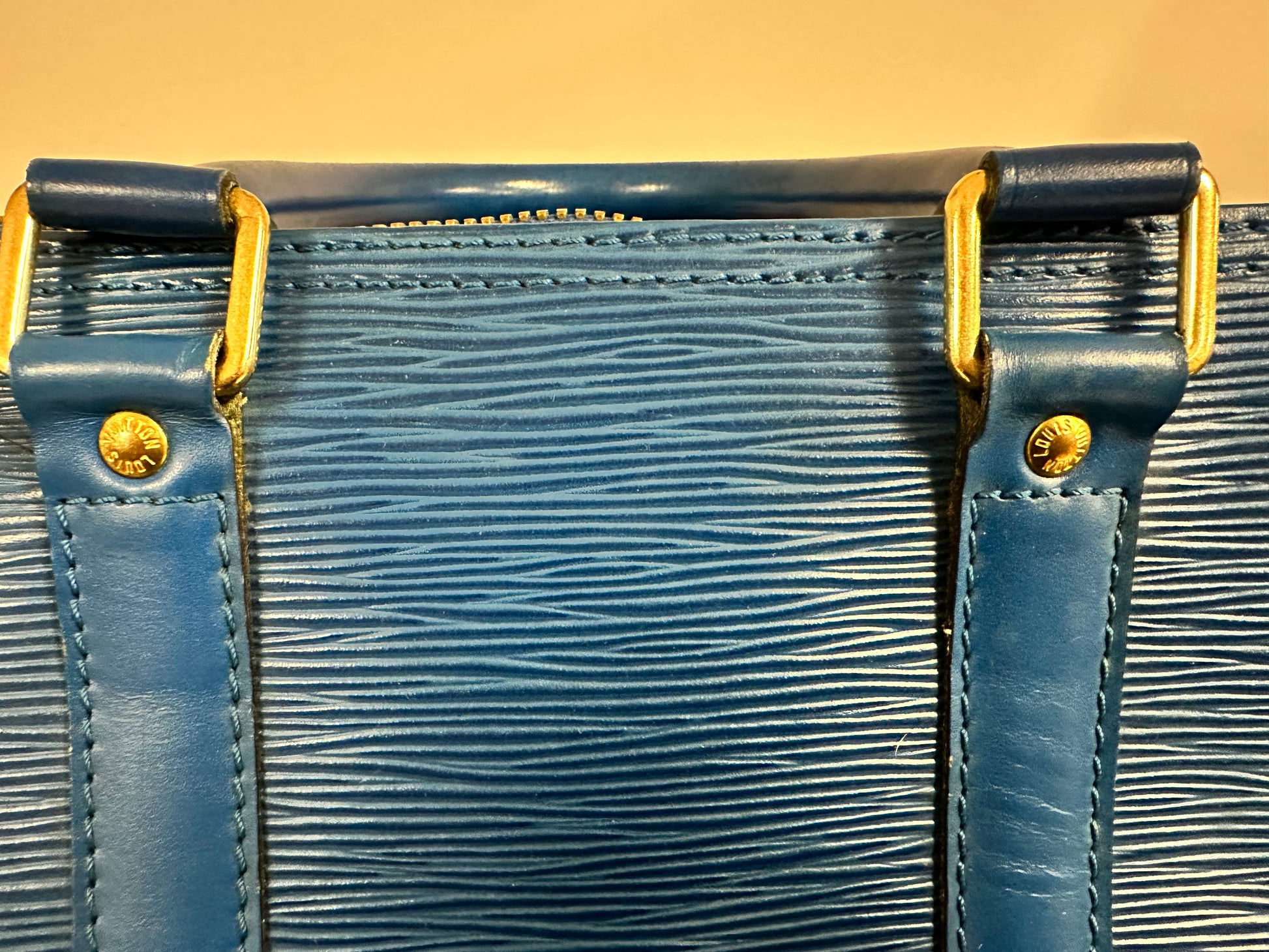 Louis Vuitton Keepall Epi 45 Blue