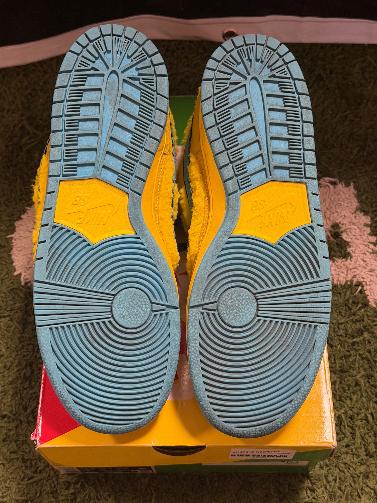 Nike SB Dunk Low Grateful Dead Bears Opti Yellow