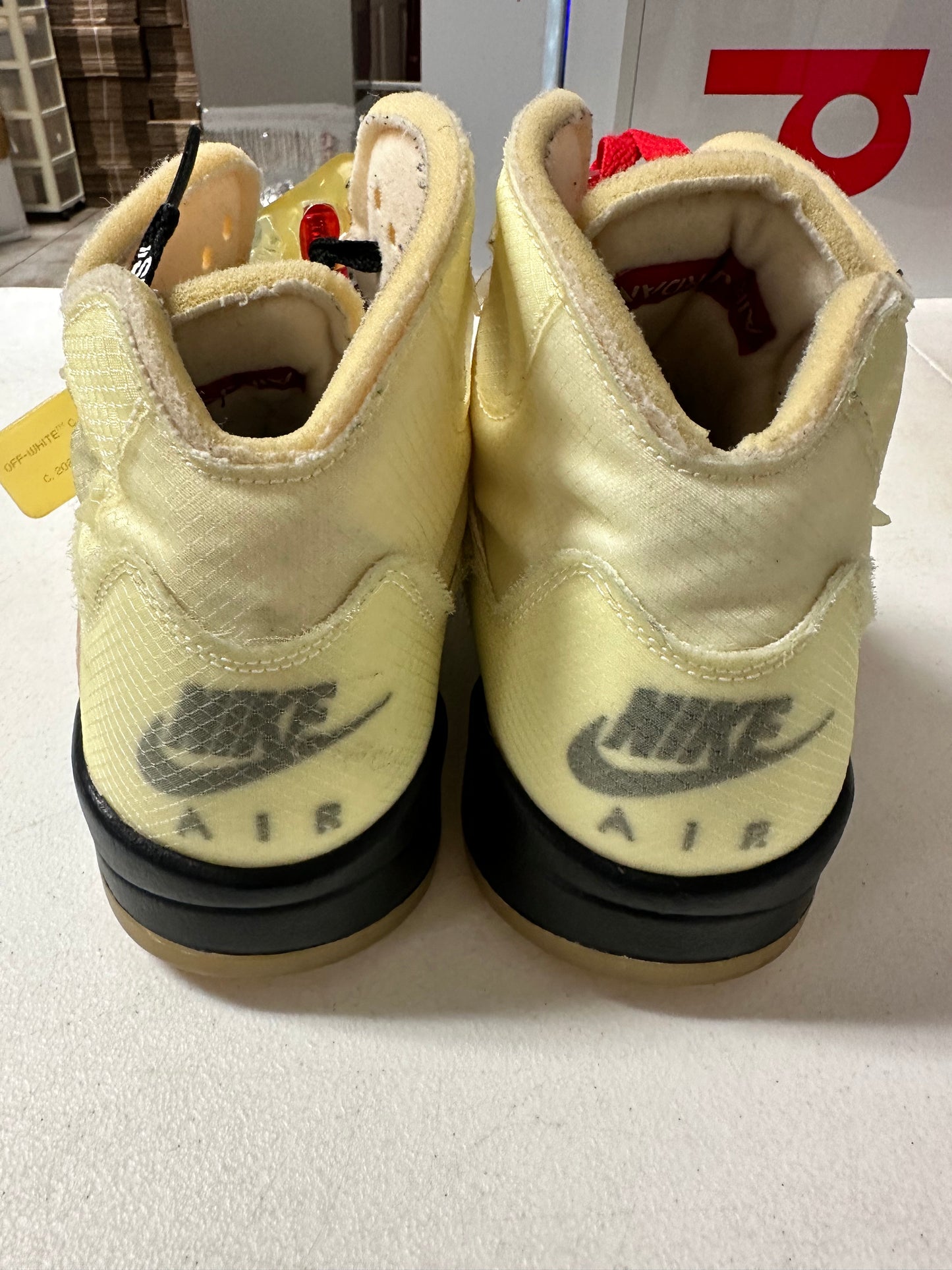 Jordan 5 x Off-White Sail