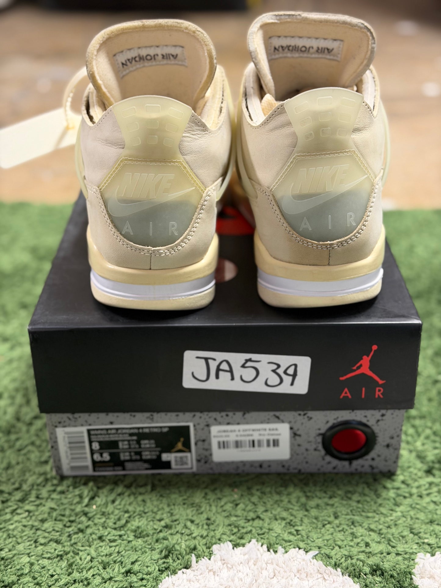 JORDAN 4 OFFWHITE SAIL