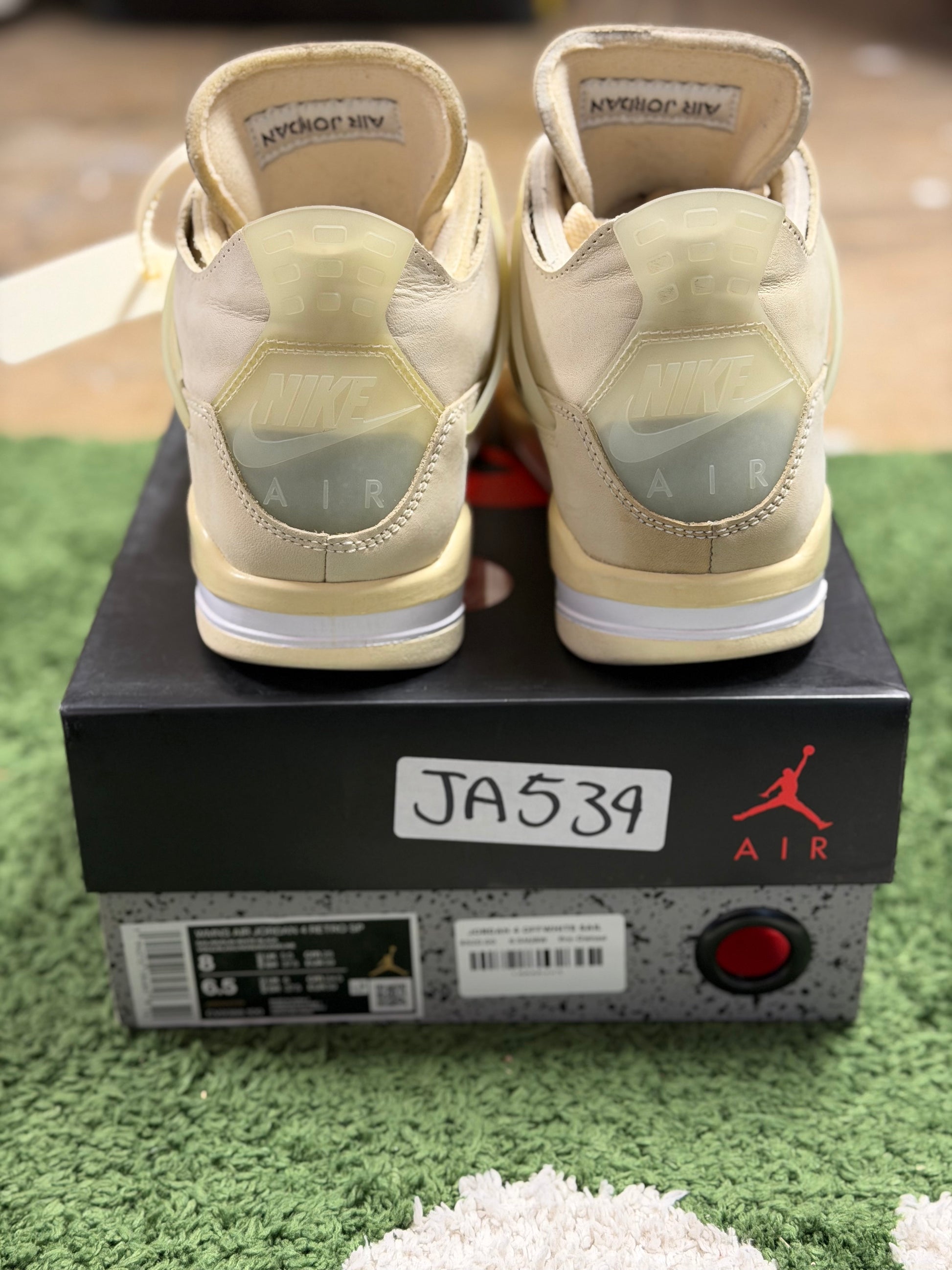 JORDAN 4 OFFWHITE SAIL