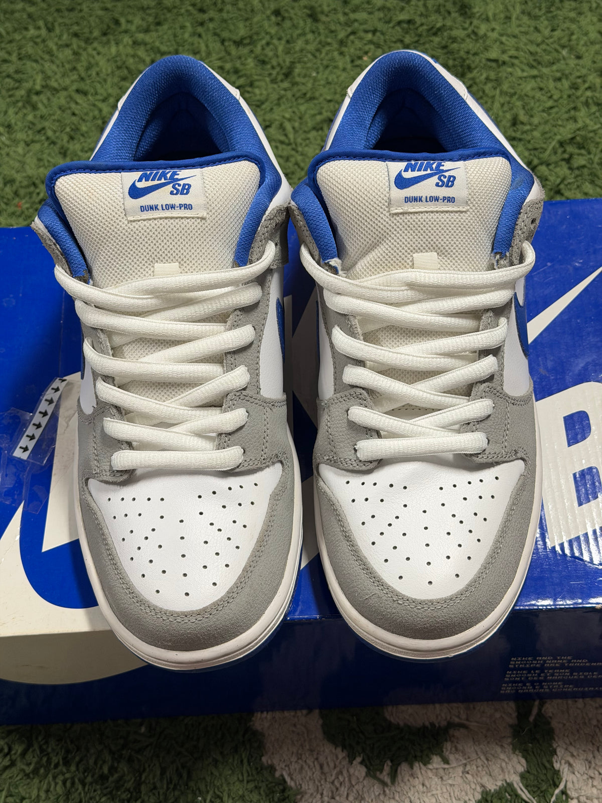 Nike Dunk Low Pro SB Matte Silver Varsity Royal