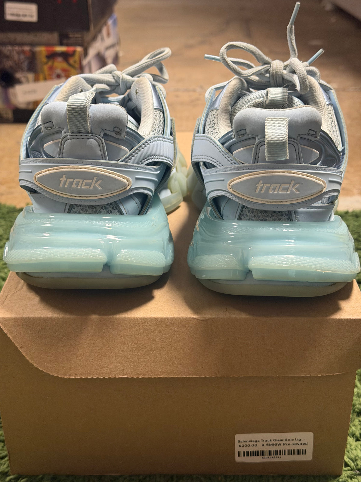 Balenciaga Track Clear Sole Light Blue (Women's)
