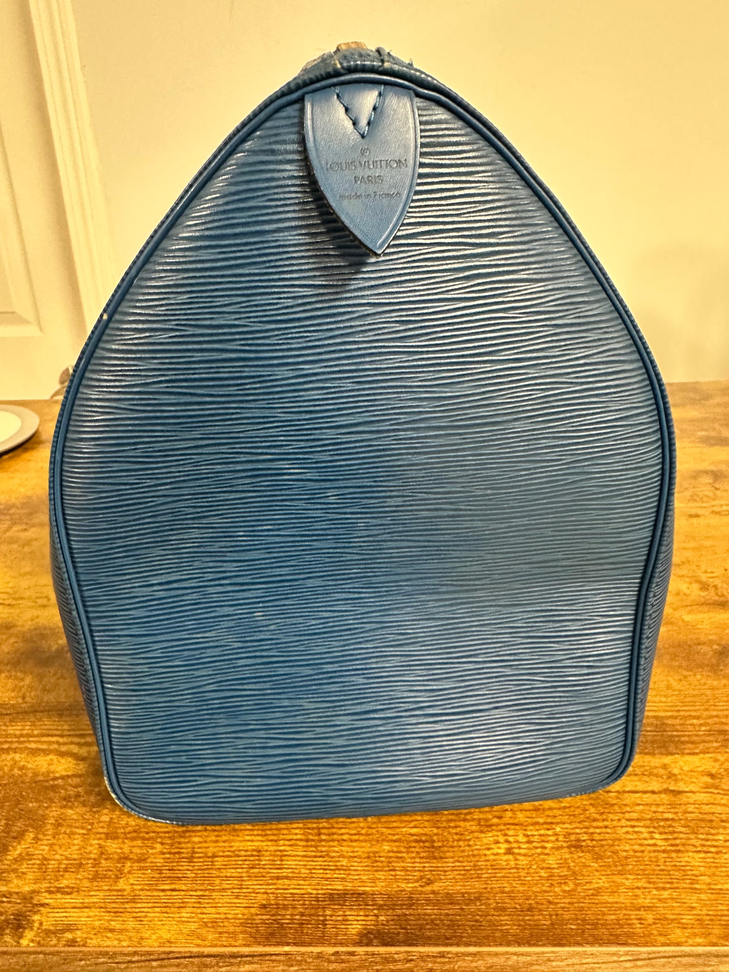 Louis Vuitton Keepall Epi 45 Blue