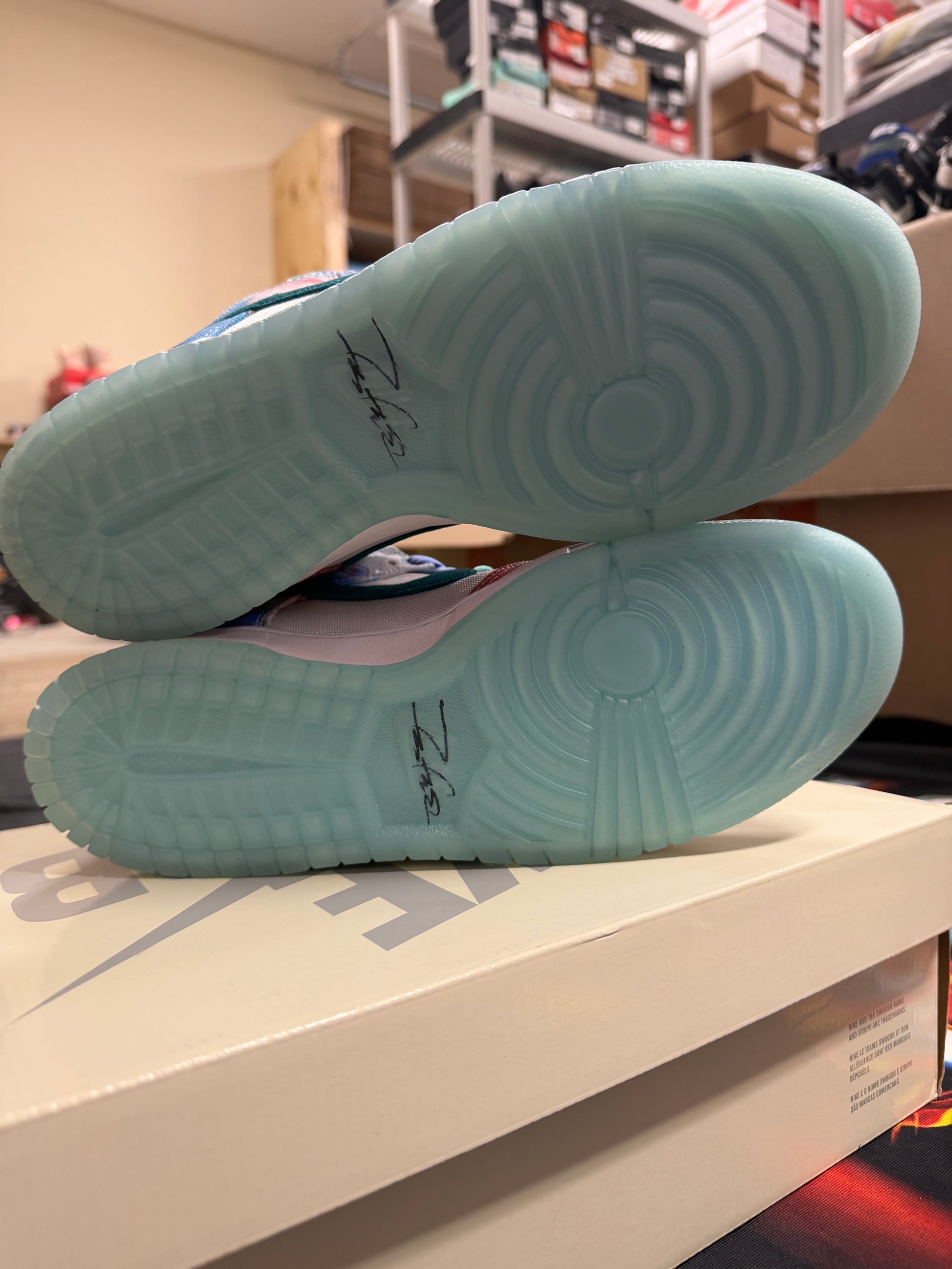 Nike SB Dunk Low Futura Laboratories Bleached Aqua