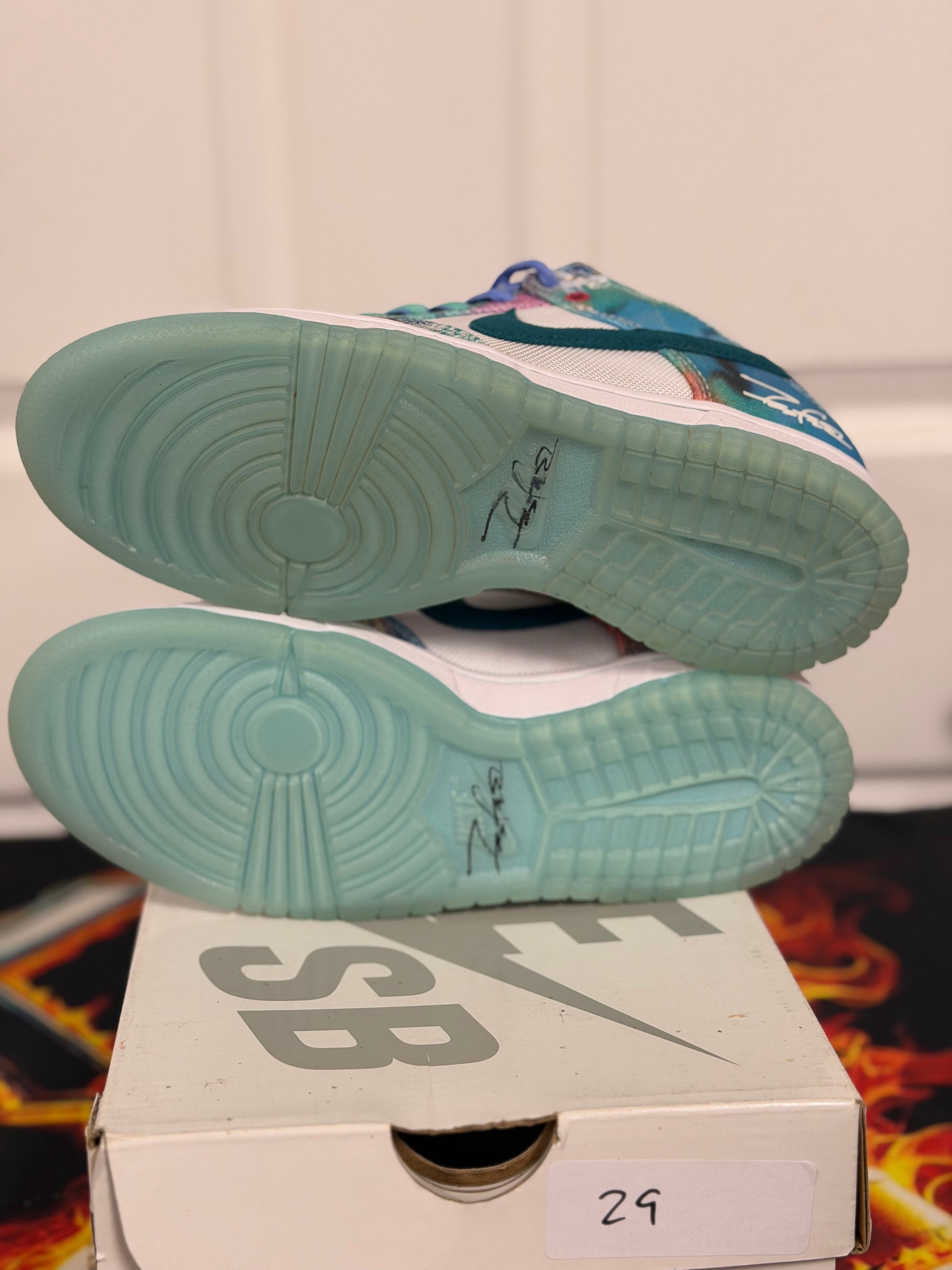 Nike SB Dunk Low Futura Laboratories Bleached Aqua