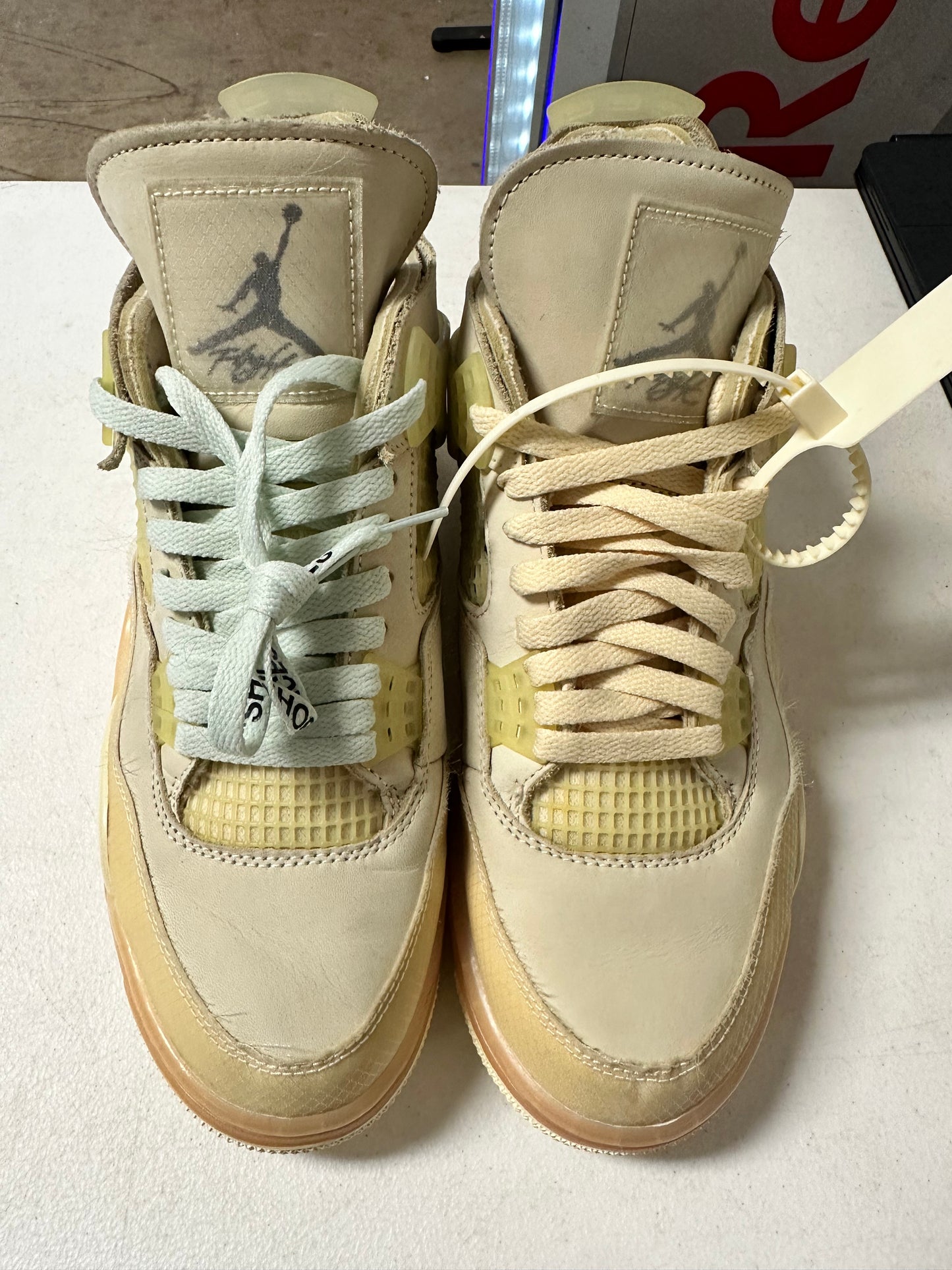 Jordan 4 Off White Sail