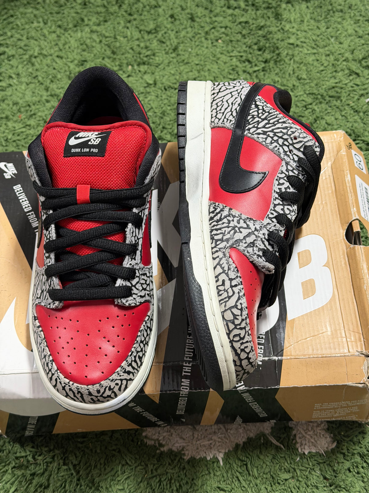 Nike SB Dunk Low Supreme Red Cement (2012)