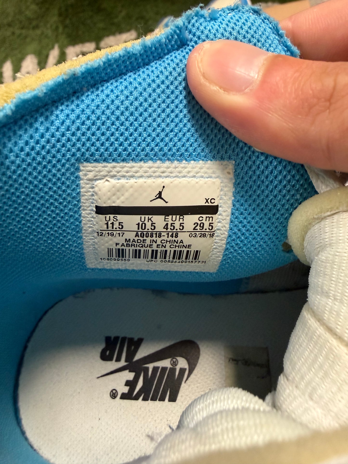 Jordan 1 Retro High Off-White University Blue